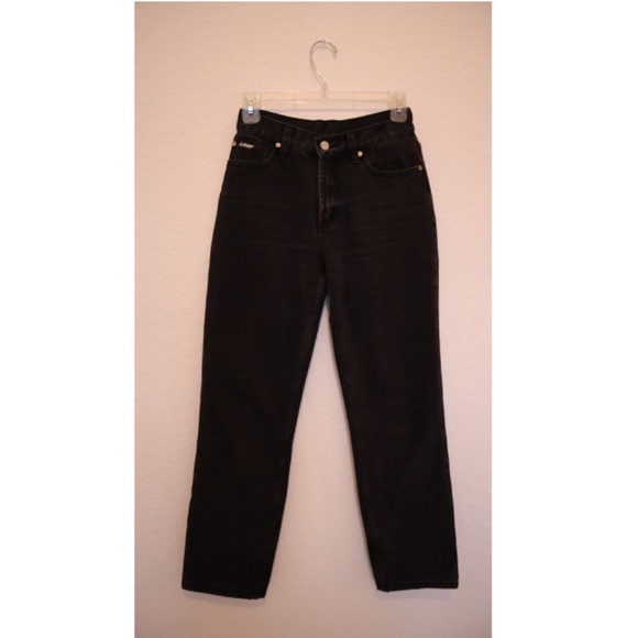 Black high waisted straight UNIF jeans - Picture 3 of 4